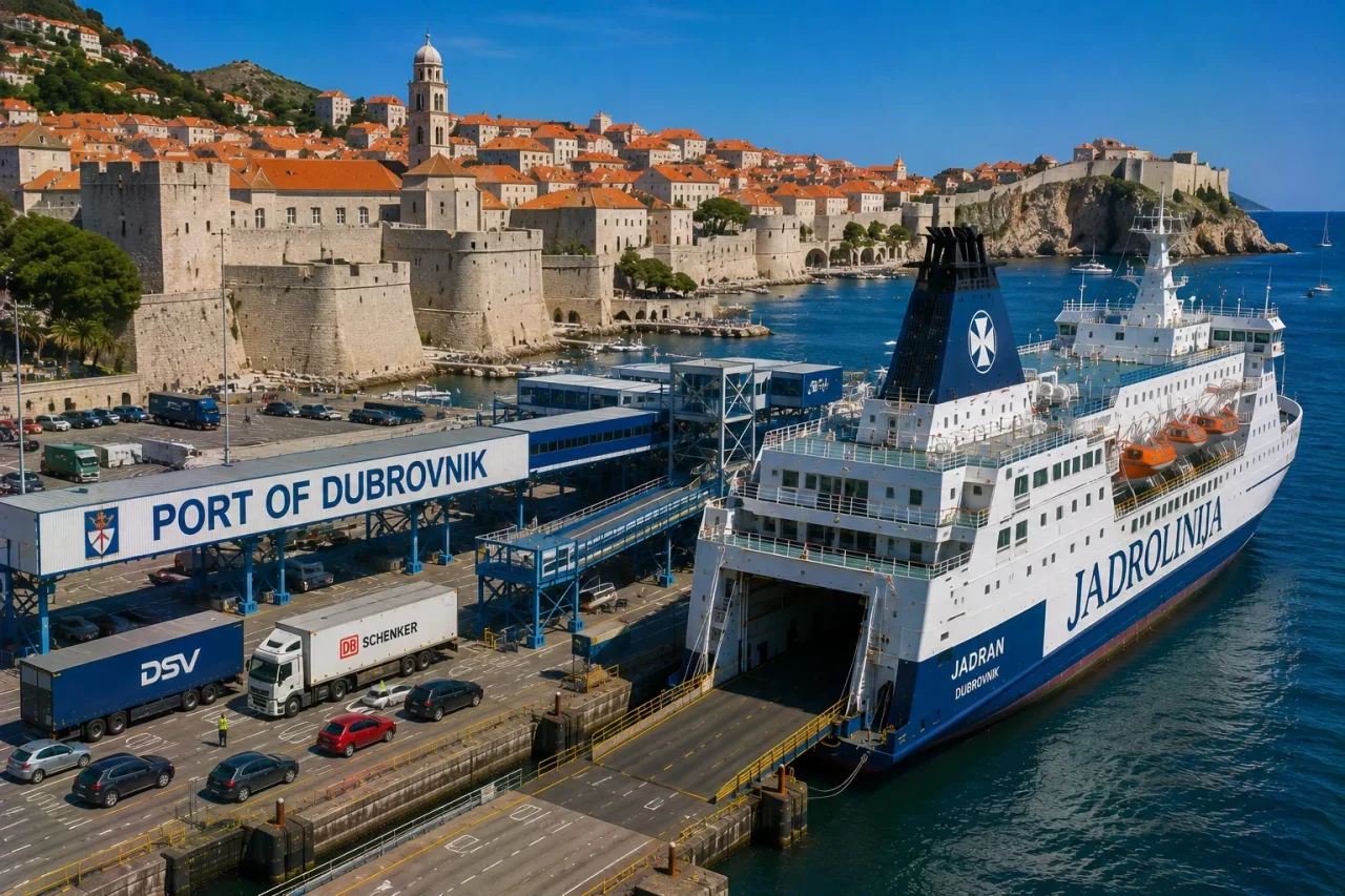 Destinație pentru feribotul Dubrovnik
