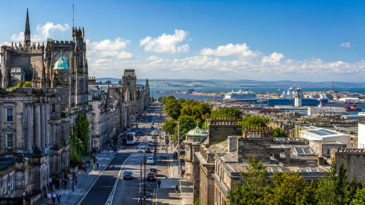 Destinație pentru feribotul Edinburgh