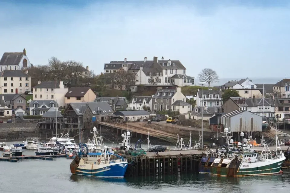 Mallaig portul și coasta Highlandului de pe coasta de vest a Scoției
