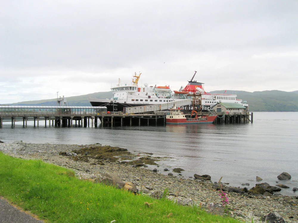 Craignure port de feriboturi de pe insula Mull