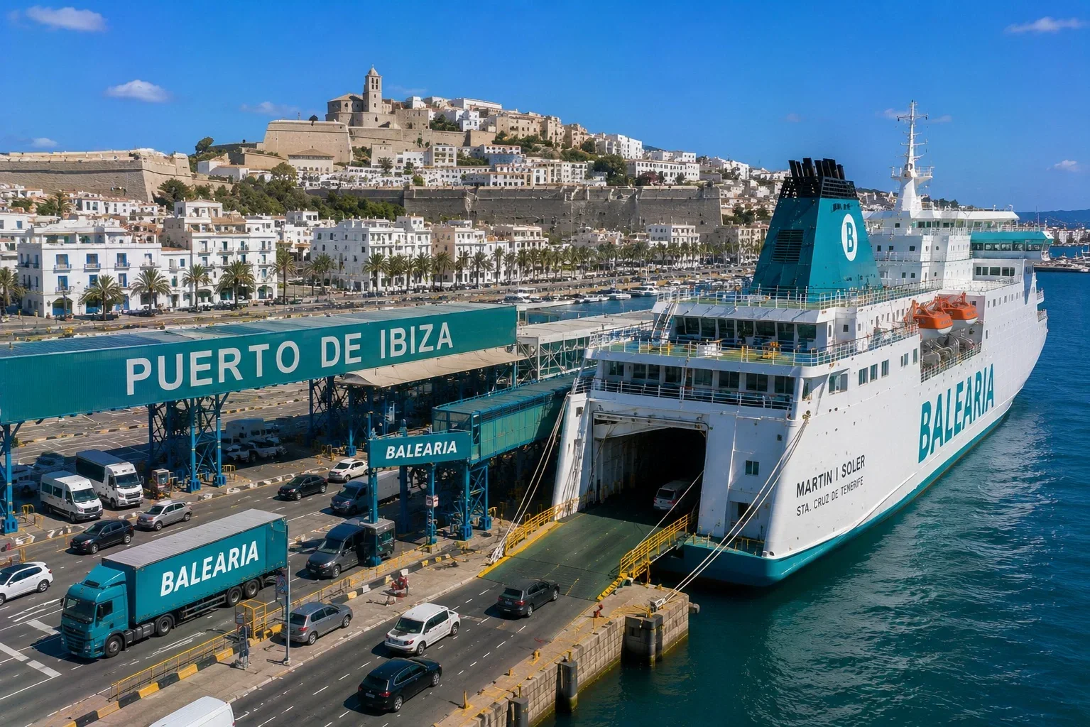 Port de feriboturi Ibiza și terminal de feriboturi pentru pasageri
