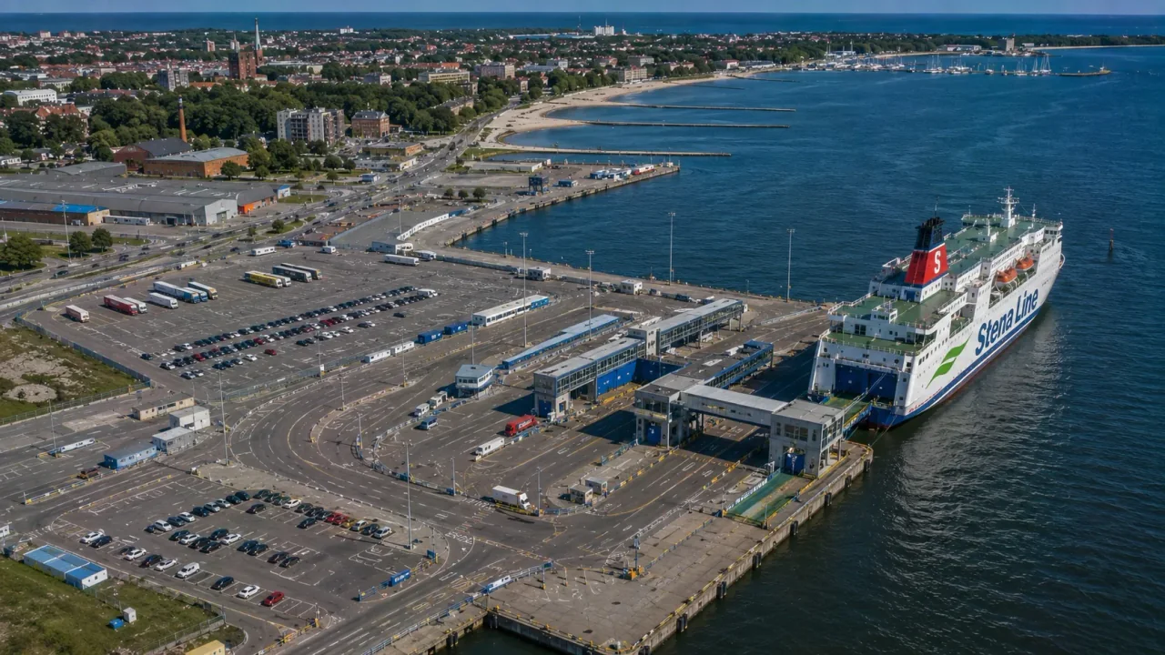 Stena Line terminal de feriboturi de pasageri la Liepaja, Letonia