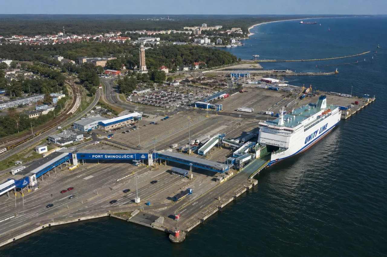 Świnoujście port de feriboturi din Polonia