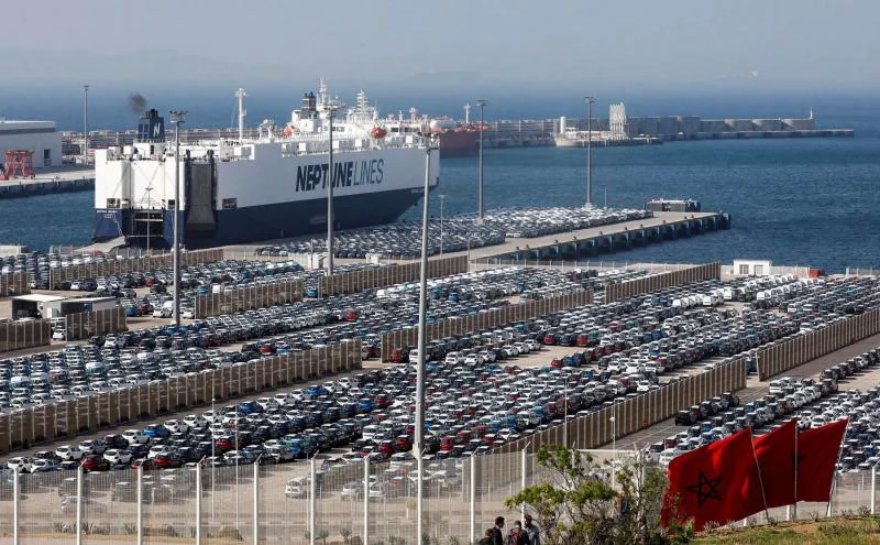 Tangier Med terminal de feriboturi și vehicule din Maroc