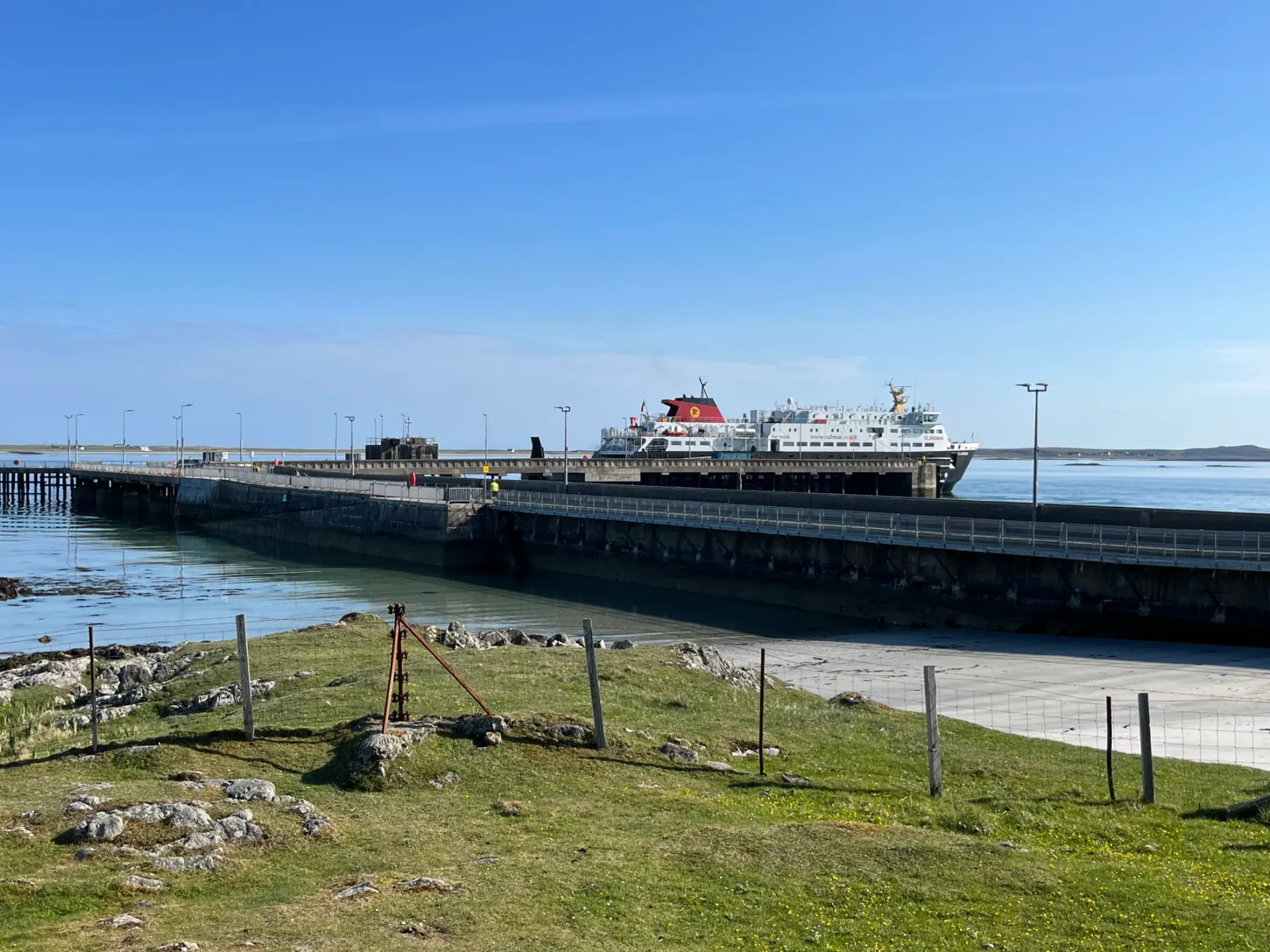 Port de feriboturi Tiree cu feriboturi CalMac