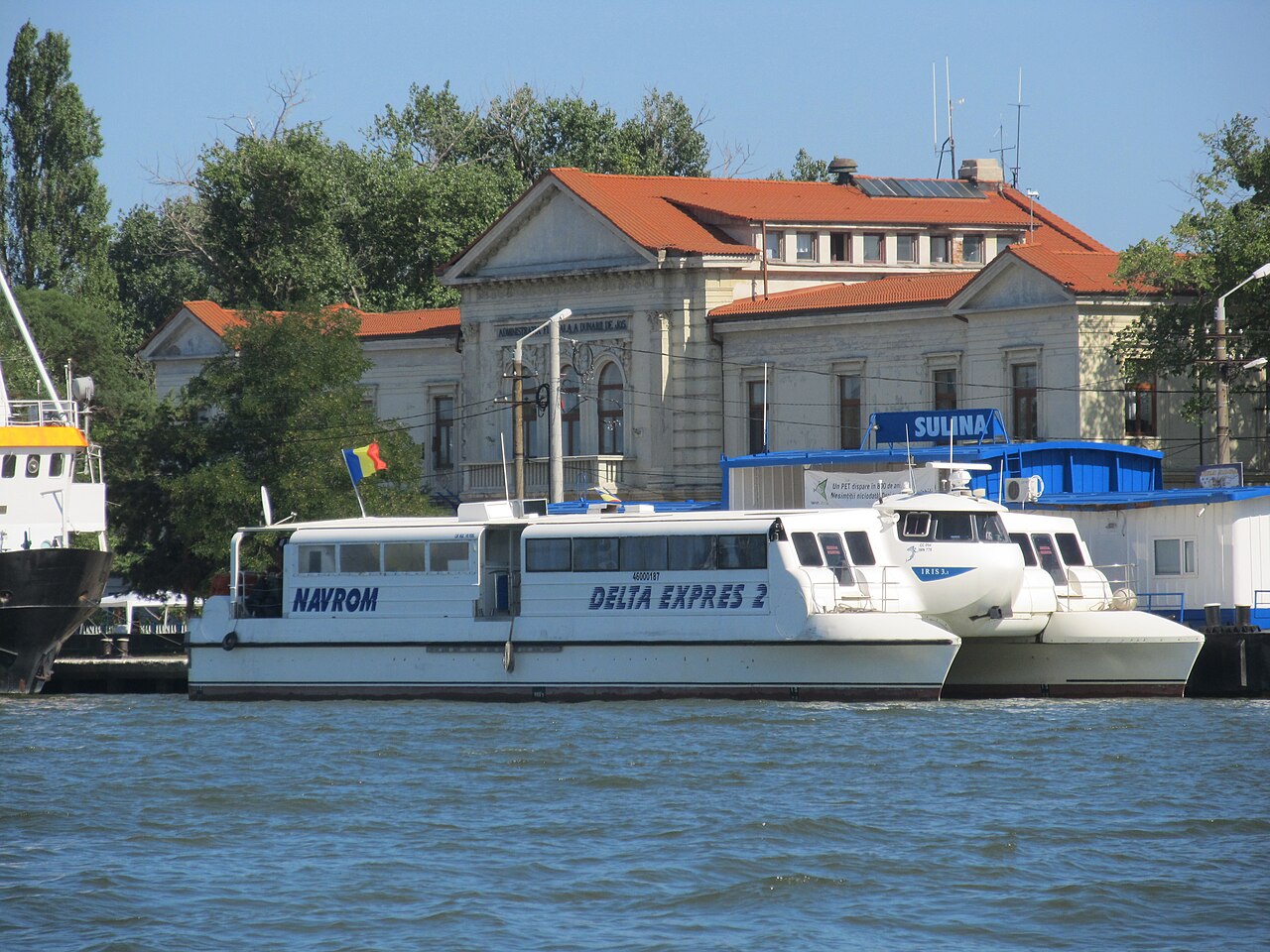 Nava Delta Expres 2 pe Dunăre la Sulina
