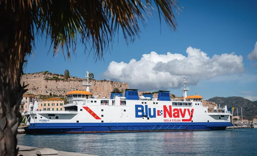 Feribotul Blu Navy la Portoferraio, Elba