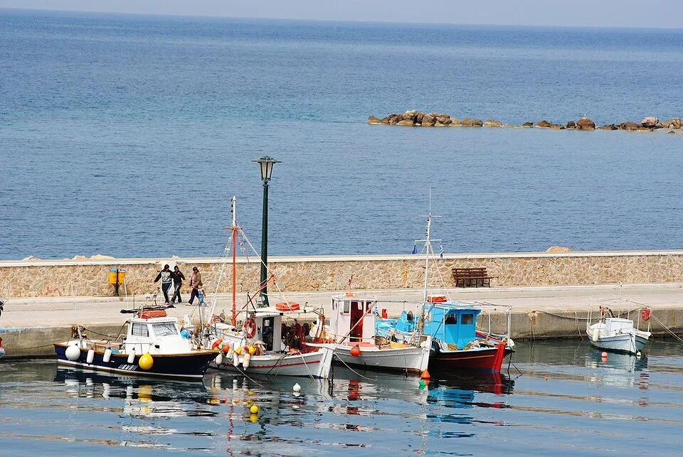 Glossa, coasta Skopelos și împrejurimile portului
